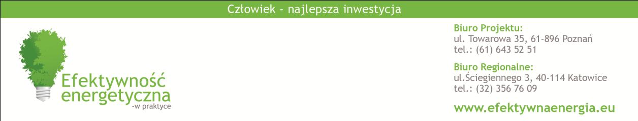 Ciepła woda na potrzeby socjalne pracowników. Praktyczne wykorzystanie wskaźników energochłonności i ich zmiany. Bilans stanu zerowego określenie potrzeb.