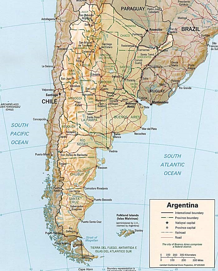 I. OGÓLNE INFORMACJE O ARGENTYNIE 1.1. Położenie Argentyny Argentyna państwo położone w Ameryce Południowej, w południowo- wschodniej części kontynentu.