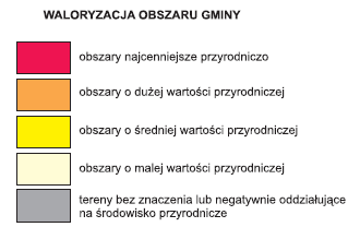Ilustracja 1: Waloryzacja przyrodnicza ( Źródło: Inwentaryzacja przyrodnicza gminy Wołczyn - Mapa: Waloryzacja) W gminie Wołczyn objęto ochroną prawną 7 pomników przyrody, w tym 2 aleje drzew, 1