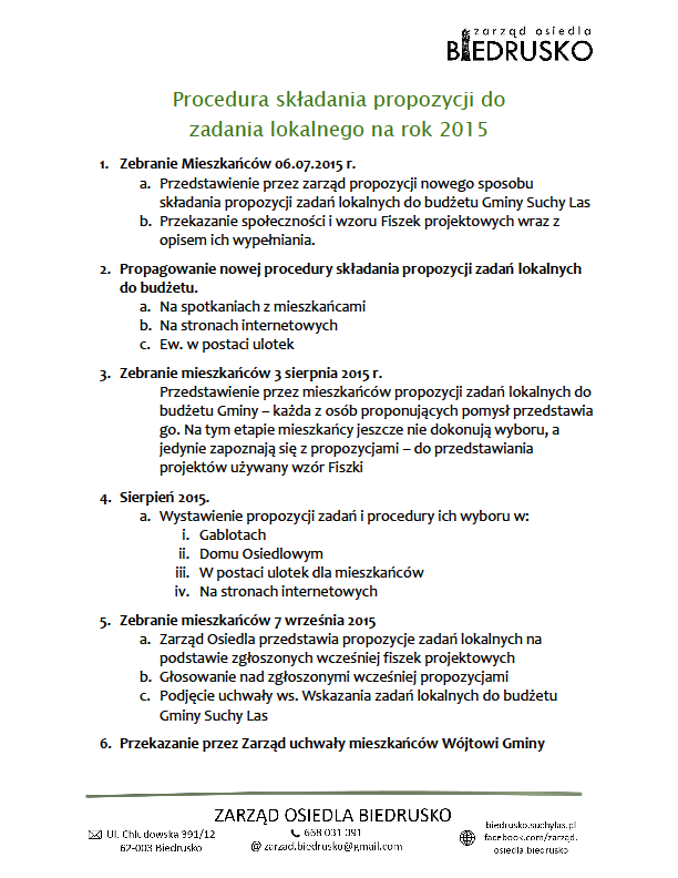 Załącznik 2 Procedura składania