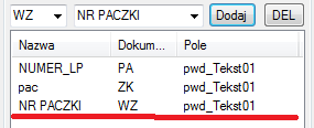 Zamówienie od klienta (ZK) po zaznaczeniu importowane będą zamówienia od klientów.