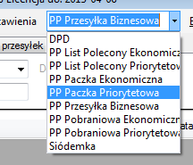 Dopuszcza się eksport tylko wybranych (zaznaczonych) pozycji po kliknięciu Eksportuj wybrane lub eksport wszystkich wyświetlonych pozycji (Eksportuj wszystkie).