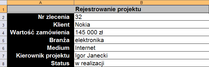 3.1 Rejestrowanie makra 1. Mając wyświetlony arkusz formularz z menu Narzędzia wybierz Deweloper Kod Zarejestruj makro 2. Pojawi się okno Rejestrowanie makra.