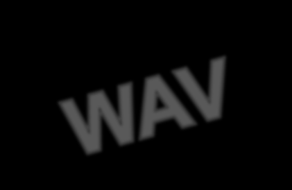 II. Cyfrowy dźwięk WAVE WAV(WAVE) to najpopularniejszy format zapisu plików audio bez utraty jakości (przy zachowaniu wysokiej częstotliwości próbkowania i rozdzielczości).