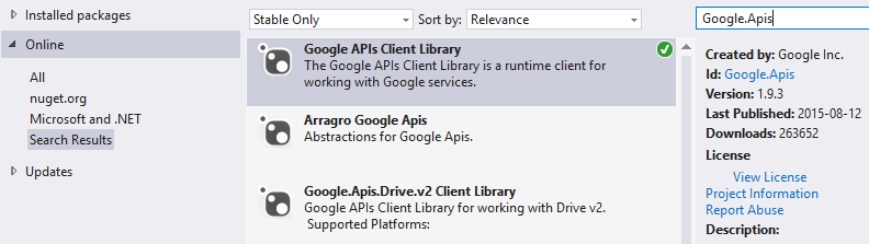 10. Następnie należy dodać wymagane przestrzenie nazw: Google.Apis.Auth.OAuth2, Google.Apis.Services, Google.Apis.Upload, Google.Apis.Util.Store, Google.Apis.YouTube.v3, Google.Apis.YouTube.v3.Data 11.
