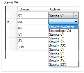 W każdej sekcji należy przypisać wszystkie wartości, a następnie kliknąć Zapisz. Ustawienia zostaną zapamiętane i zachowane przy każdym następnym uruchomieniu programu.