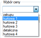 7. Pozostałe ustawienia Przed wymianą danych zakładce Ustawienia należy określić pozostałą część konfiguracji: W sekcji Ustawienia synchronizacji towarów można ustalić, jakie dane będą się