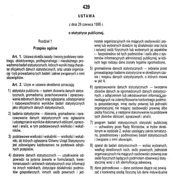 * * 1995 r. - Dyrektorem Urzędu Statystycznego w Toruniu został Piotr Stolarczyk * 1996 r. - pełniącym obowiązki dyrektora został Leszek Brukarzewicz * 29 VI 1995 r.