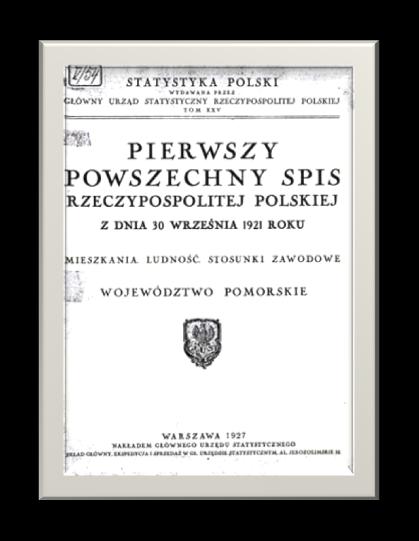 * *1918 r. - utworzenie Głównego Urzędu Statystycznego *1945 r.