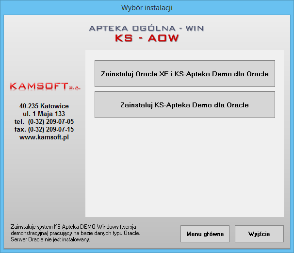 Po zainstalowaniu wszystkich składników program wyświetli okno Kończenie instalacji oraz w miarę potrzeby uruchomi programy kończące proces instalacji (WaUtil, ApwPlus, UacUtil). KS Apteka ORA Rys.7.