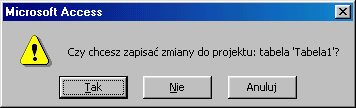 Kliknij 2 razy w Utwórz tabelę w widoku projektu.