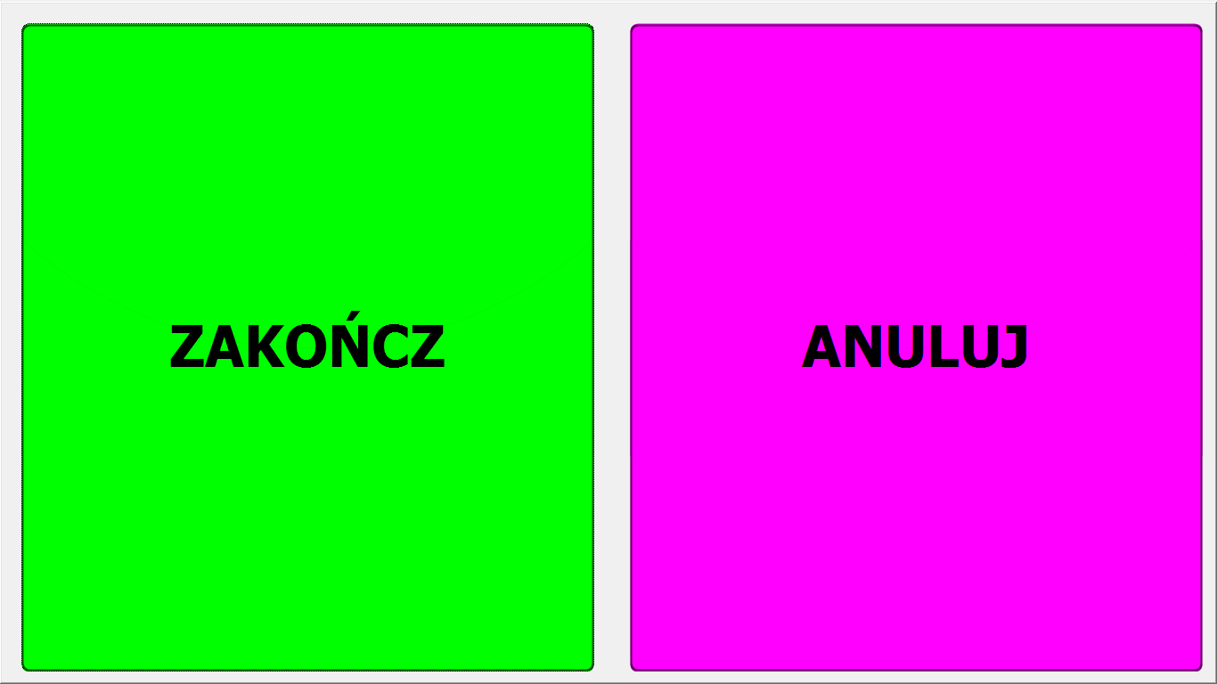 3.5. Zakończenie wykonywania czynności W celu zakończenia wykonywania czynności w głównym oknie należy kliknąć ZLECENIA.