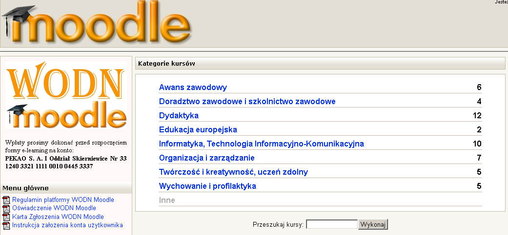 Kursy doskonalące e-learning na