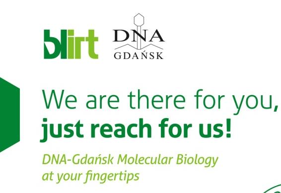 CENNIK PRODUKTÓW DNA-GDAŃSK 2015-2016 ZESTAWY DO IZOLACJI I OCZYSZCZANIA DNA I RNA - PROMOCJA!