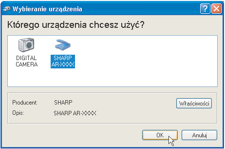 Aby uzyskać informacje na temat umieszczania oryginału do skanowania, patrz rozdział "4. FUNKCJE KOPIOWANIA" w podręczniku "Instrukcja obsługi (kopiarka i informacje ogólne)".