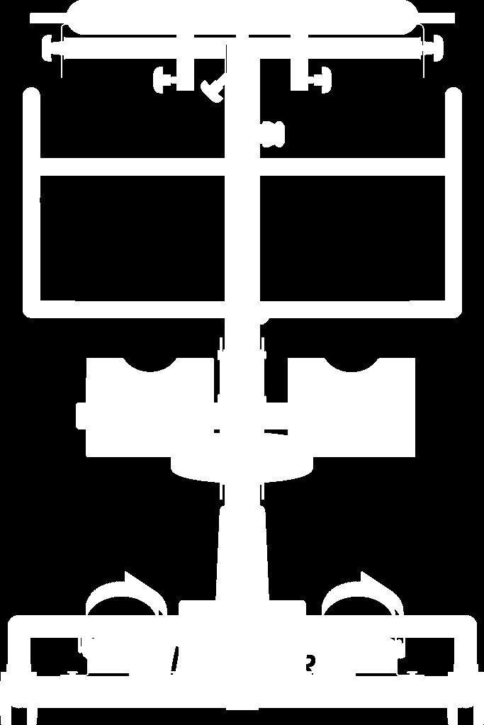 H J I tabele pomiarowe G Symbol Pomiar Jednostka Rozmiar 1 G Rozstaw pelot kolanowych [cm] 21-41 H Wysokość pelot kolanowych [cm] 24-60 I Wysokość siedziska (od podłoża) [cm] min.