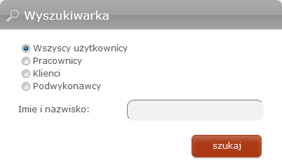 Rys. 5.4 Lista wszystkich projektów do których przypisany jest użytkownik, wyświetlana po kliknięciu przycisku "więcej".