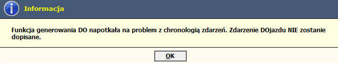 4. Zlecenia FTL Dodano obsługę mapy dla zleceń FTL na przewóz samochodów: Automatyczne generowanie zdarzeń DO Dojazd Dodano informację o braku chronologii przy