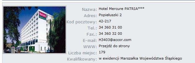 miejsc całorocznych, głównie w obiektach hotelowych i w obiektach