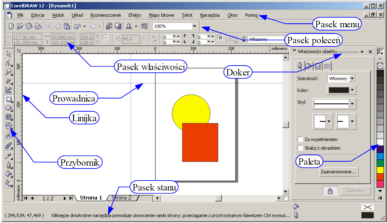 1. Wprowadzenie CorelDRAW jest jednym z najpowszechniej używanych programów służących do tworzenia grafiki wektorowej.