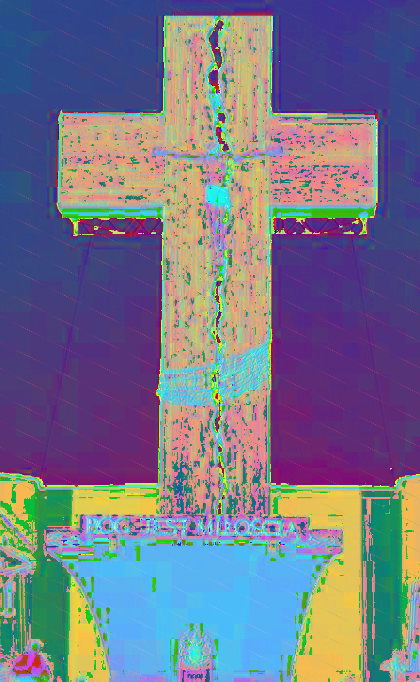 Krzyż z ołtarza z nabożeństwa