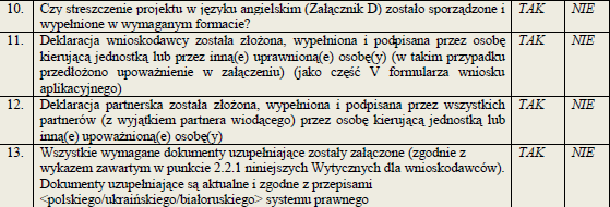 KROK 1: SESJA OTWARCIA ORAZ OCENA ADMINISTRACYJNA I WERYFIKACJA KWALIFIKOWALNOŚCI (2)