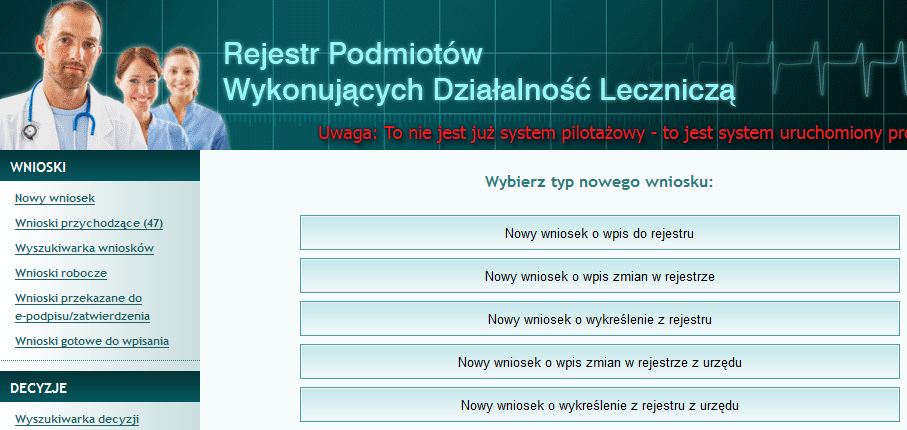 Elektronicznie można składać wnioski, organ rejestrowy może je przyjmować, przeglądać i