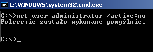 Następnie wykonujemy próbę instalacji przy wykorzystaniu wyżej zdefiniowanych poświadczeń, gdzie nazwą użytkownika będzie administrator a hasłem zdefiniowana w konsoli wartość.