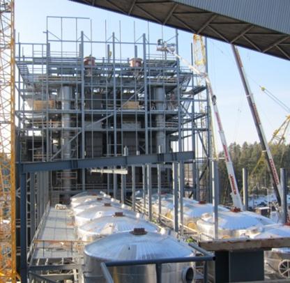 (Lahti Energia) - Rozwiązanie dla wykorzystania biomasy w kotłach energetycznych, paliwo kopalne jest częściowo lub całkowicie zastąpione biomasą (Vaskiluodon Voima).