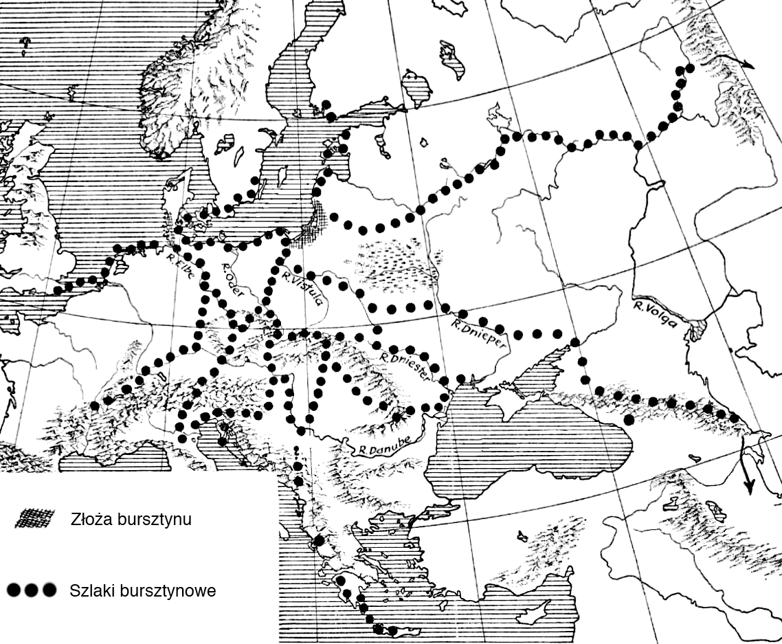 W takcie dalszych rozważań nad problematyką przebiegu szlaku bursztynowego badacze zwrócili się w kierunku szczegółowych analiz poszczególnych przedmiotów z niego wykonanych.