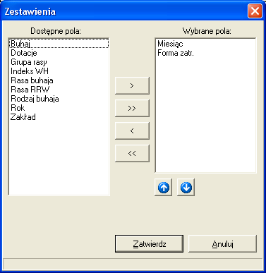 Zestawienia Aby utworzyć zestawienie należy kliknąć przycisk