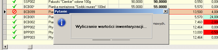Zatwierdzanie inwentaryzacji Proces zatwierdzania inwentaryzacji generalnie nie uległ zmianie. Po przyłączeniu arkuszy i ew.