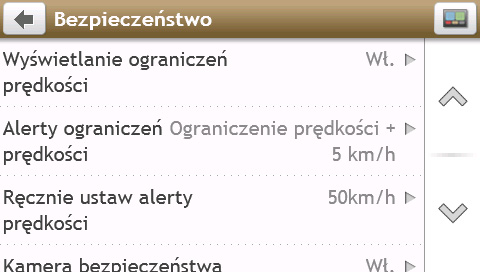 Pasek głośności wskazuje bieżący poziom głośności. Wystarczy stuknąć pasek Głośność, aby natychmiast ustawić głośność na pozycję stuknięcia.