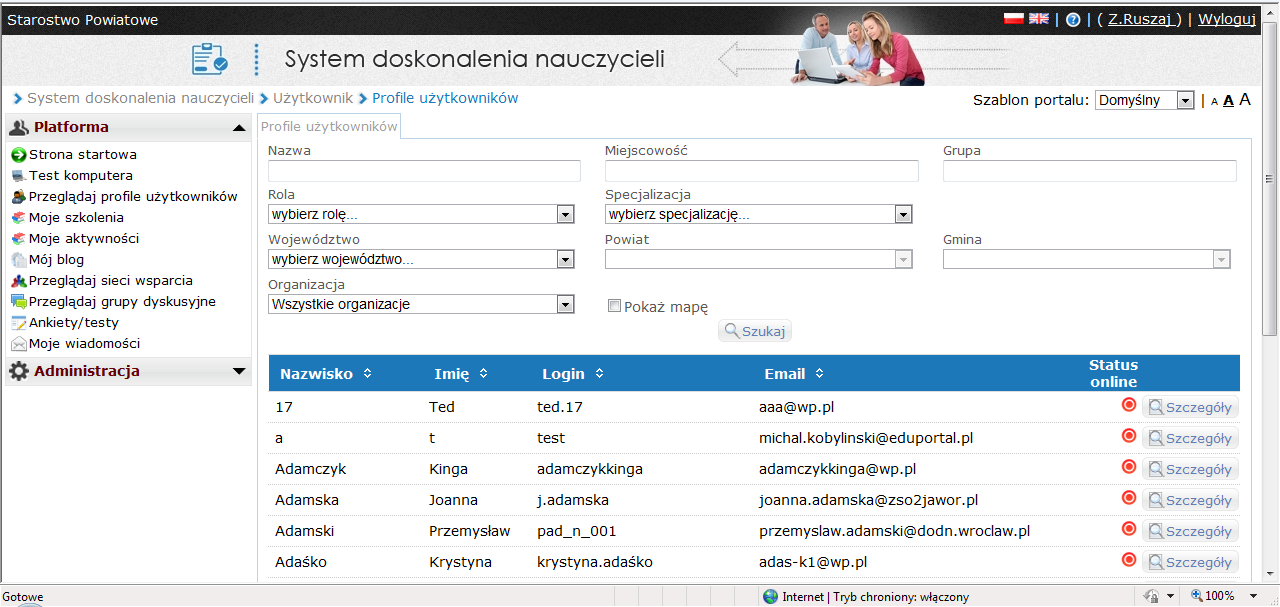 Platforma praktyczne