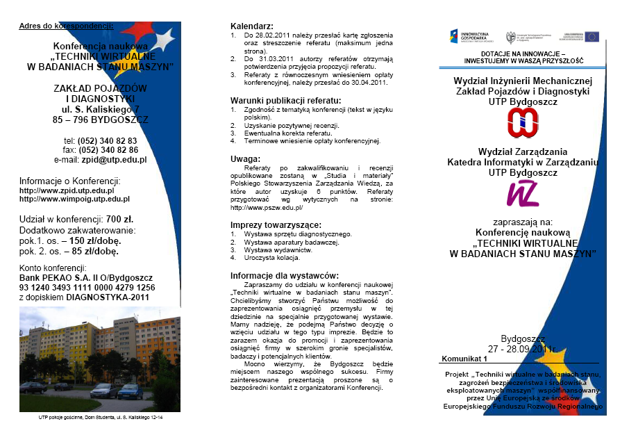 Konferencja: TECHNIKI WIRTUALNE W BADANIACH