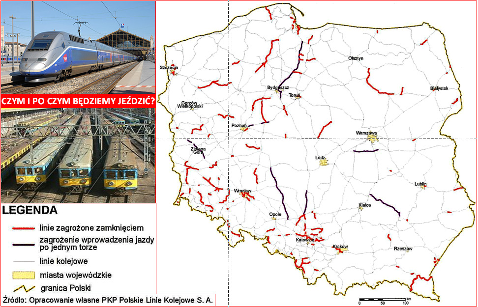 Rozwijał się tylko pasażerski transport drogowy (rys. 4a).