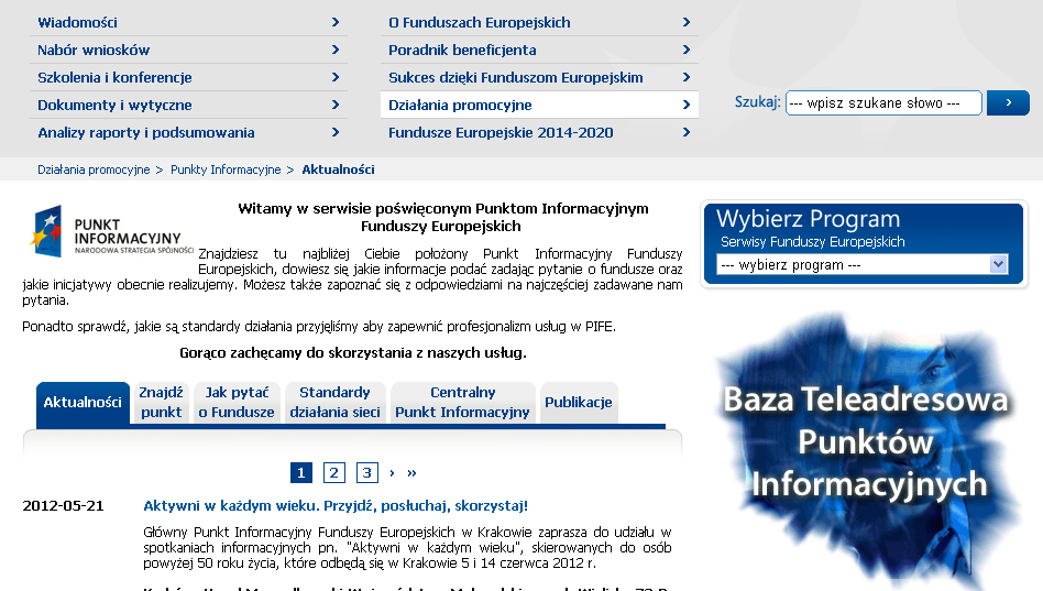 Portal Funduszy Europejskich