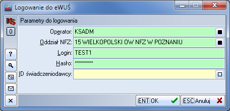 posiadać indywidualne konto imienne w systemie ewuś; nie istnieją konta świadczeniodawcy czy też firmy, ze względu na ochronę danych osobowych). Ryc.3.