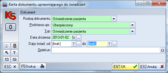 Weryfikacja uprawnień pacjenta w dniu zapisu, który nie jest jednocześnie dniem udzielania świadczenia nie zostanie przesłana do NFZ.