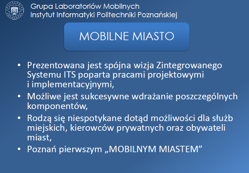 Poznań Mobilne miasto Konferencja