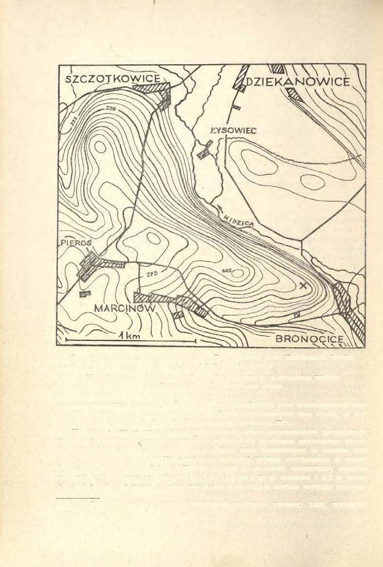 66 BARBARA BURCHARD Ryc. 1. Plan sytuacyjny stanowiska w Bronocicach, pow.