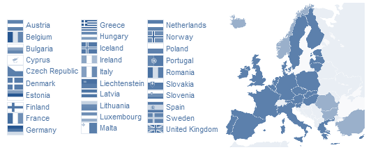 Kraje Europejskiego Obszaru Geograficznego