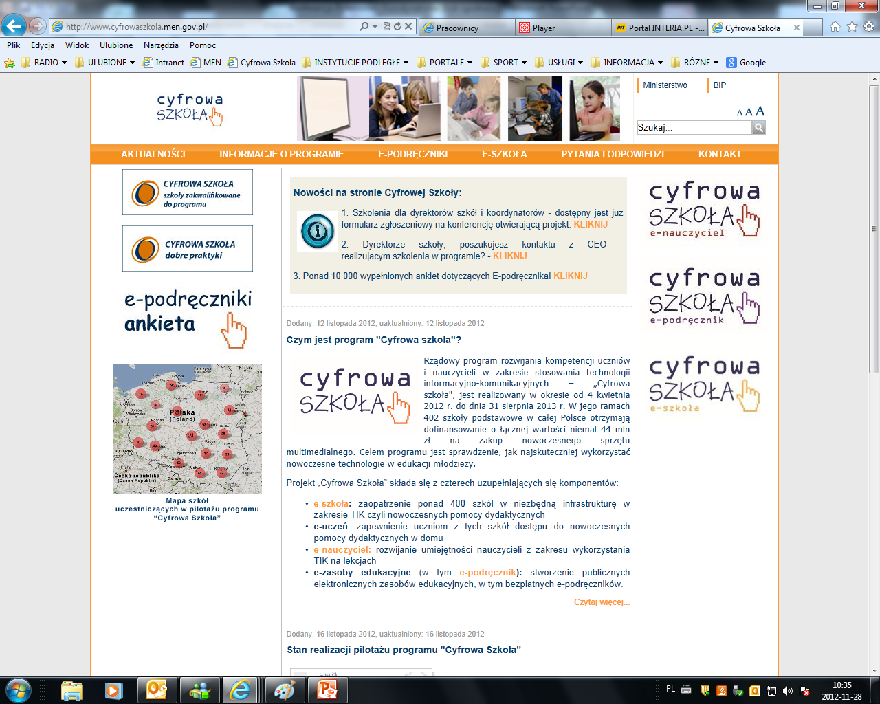 Strona Internetowa Cyfrowej