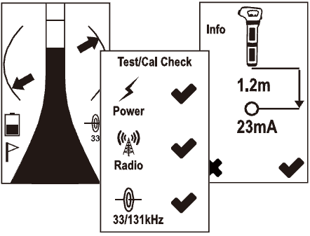 Łatwiejsza lokalizacja Lokalizacja pasywna w trybie Power i Radio Lokalizacja aktywna 33 khz i 131 khz z zastosowaniem opcjonalnego generatora Tryb lokalizacji sondy Tryb lokalizacji metalowych