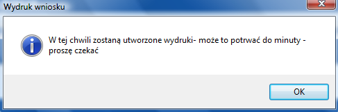 Uwaga: Podgląd wniosku generowany jest w dwóch oddzielnych plikach (zachowana jest ciągłość numeracji stron): części ogólnej (układ stron pionowy) oraz części budżetowej (układ stron poziomy).