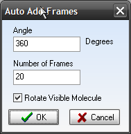 v. 0.2 11 Ciekawą funkcją 3D Viewer jest automatyczne obracanie cząsteczki.