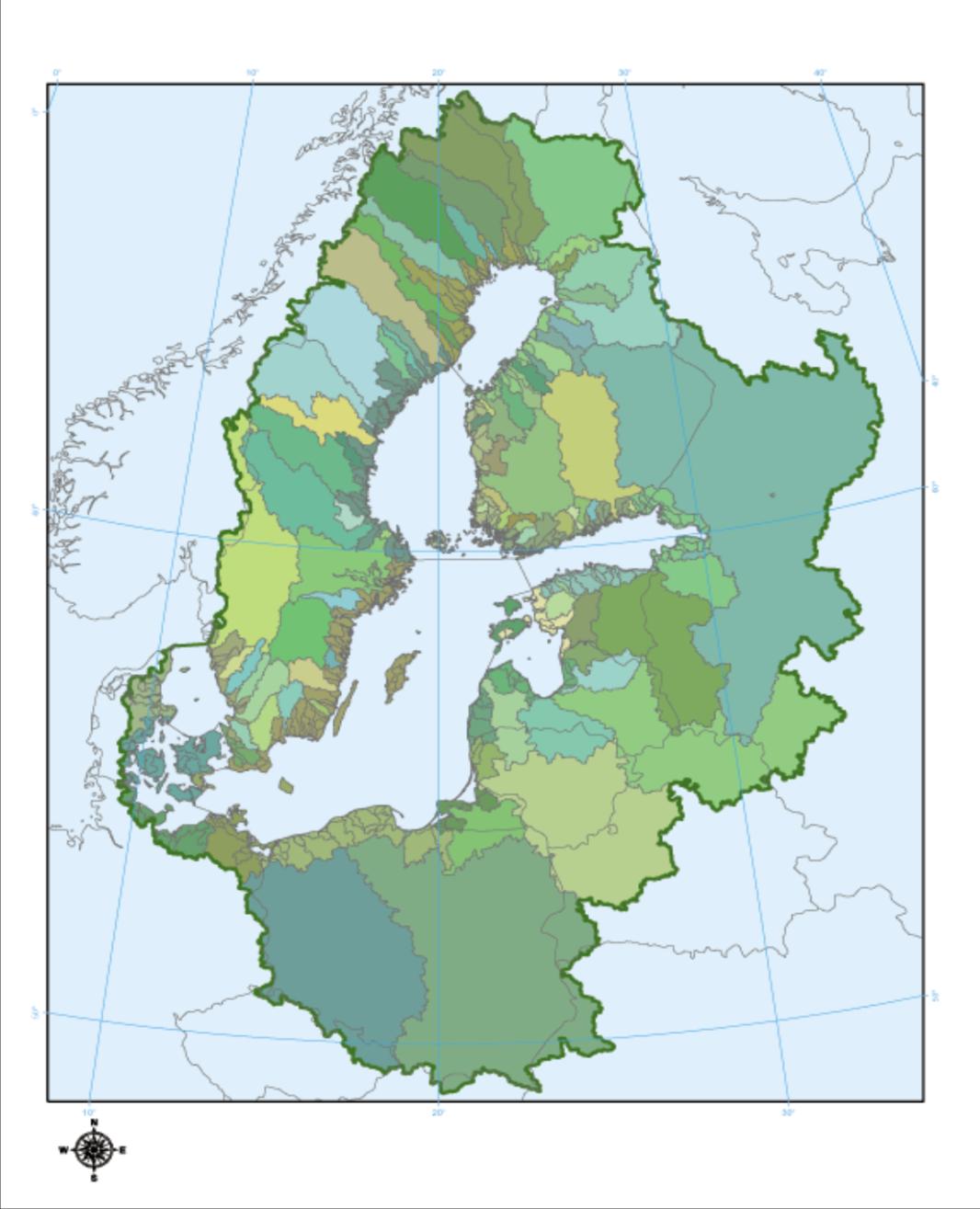 F = C V F strumień węgla C stężenie węgla V objętość przepływającej wody HELCOM, 2007 Baza