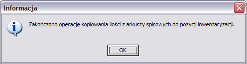 W analogiczny sposób należy uzupełnić wszystkie uzupełnione arkusze spisowe.