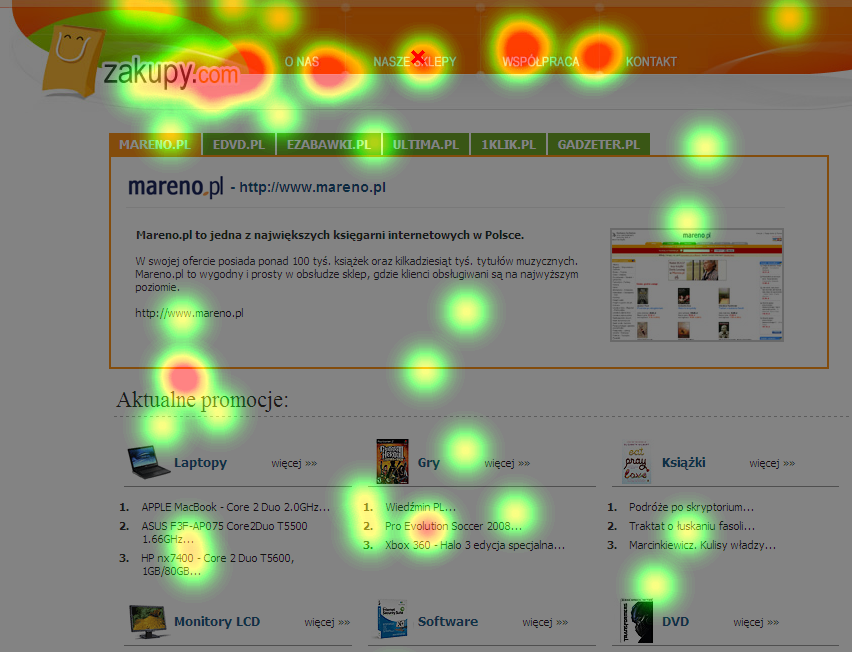 Eyetracking śledzenie wzroku Bezinwazyjna i bezdotykowa metoda badania Nieingerująca w naturalne zachowania 2008-05-16 Jak ulepszyć stronę internetową?