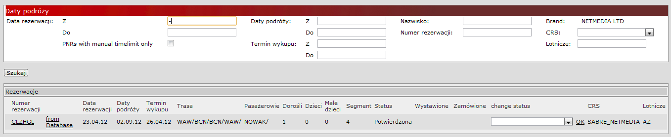 Niedokończone rezerwacje W trakcie pracy z FlightExpress macie Państwo możliwość przerwania procesu rezerwacji, np. w celu sprawdzenia alternatywnych połączeń.